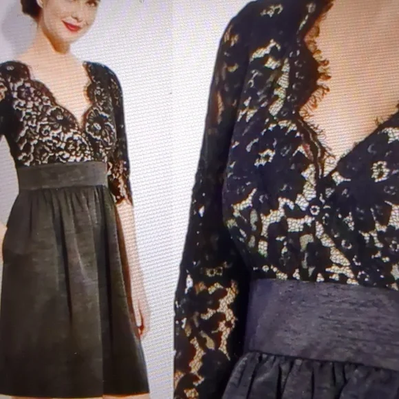 chinese dress ladies Eliza J. Lace Cap Sleeve Gown  MOTHER OF
